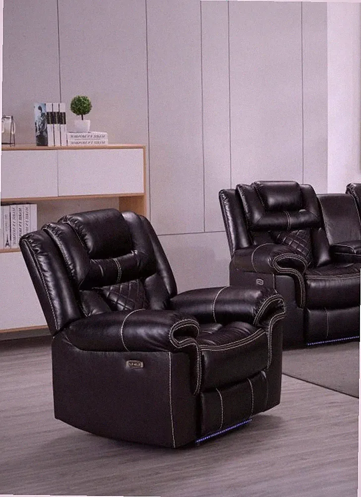 Encore Black Rocker Recliner