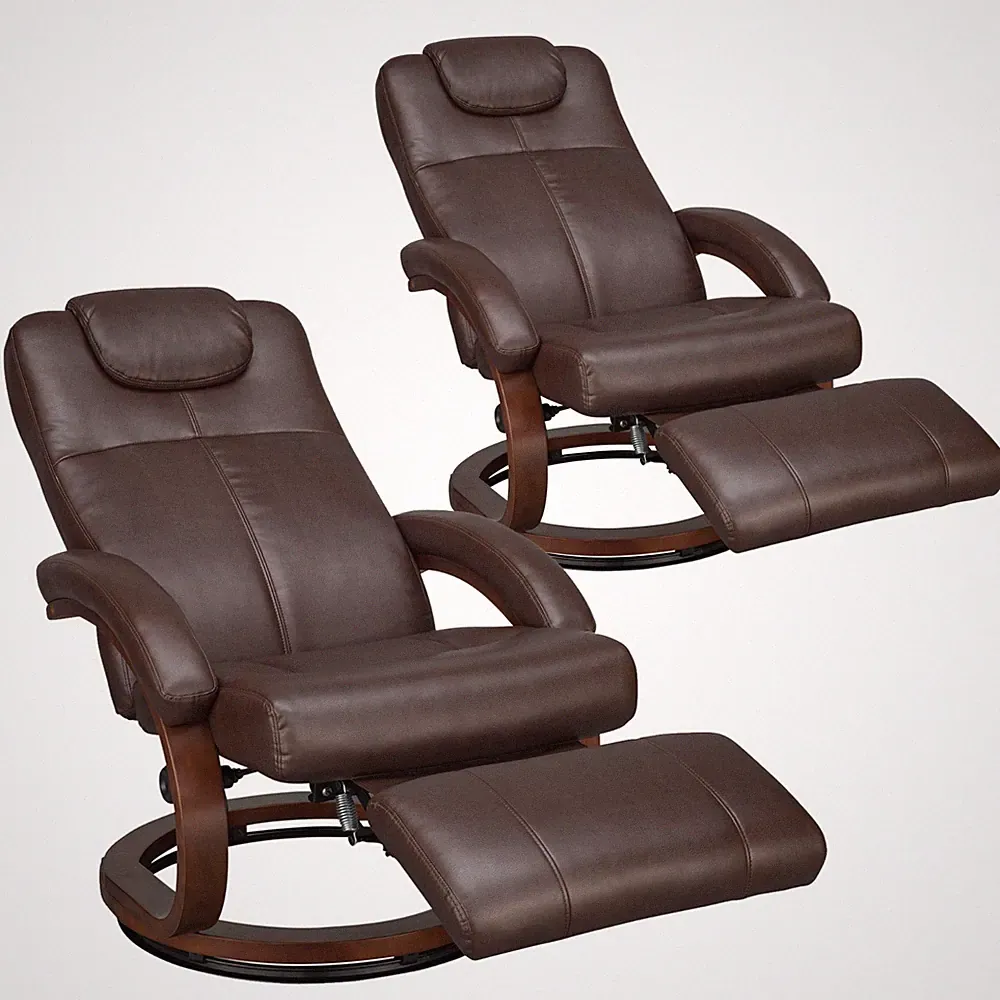 RecPro Charles 28" RV Euro Chair Recliner Ergonomic RV Furniture Seats 2-Pack