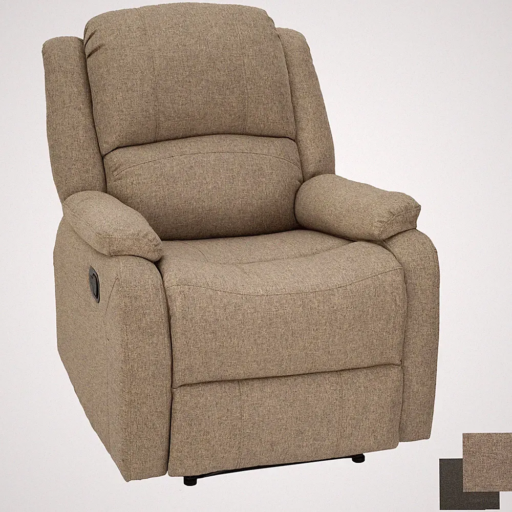 RecPro Charles 30" RV Cloth Zero Wall Recliner Lounge Chair RV Furniture