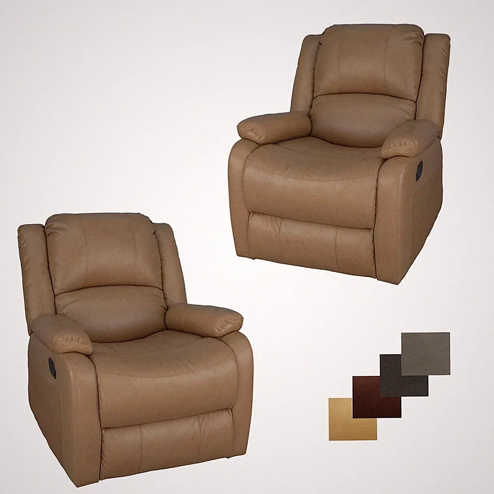 RecPro Charles 30" RV SGR Swivel Glider Recliner Chair RV Furniture Toffee 2pk