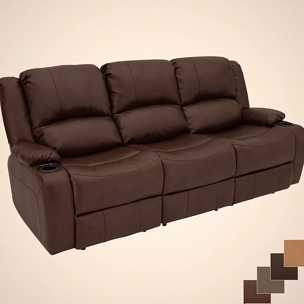 RecPro Charles 80" Powered Triple Wall Hugger RV Furniture Drop Down Console