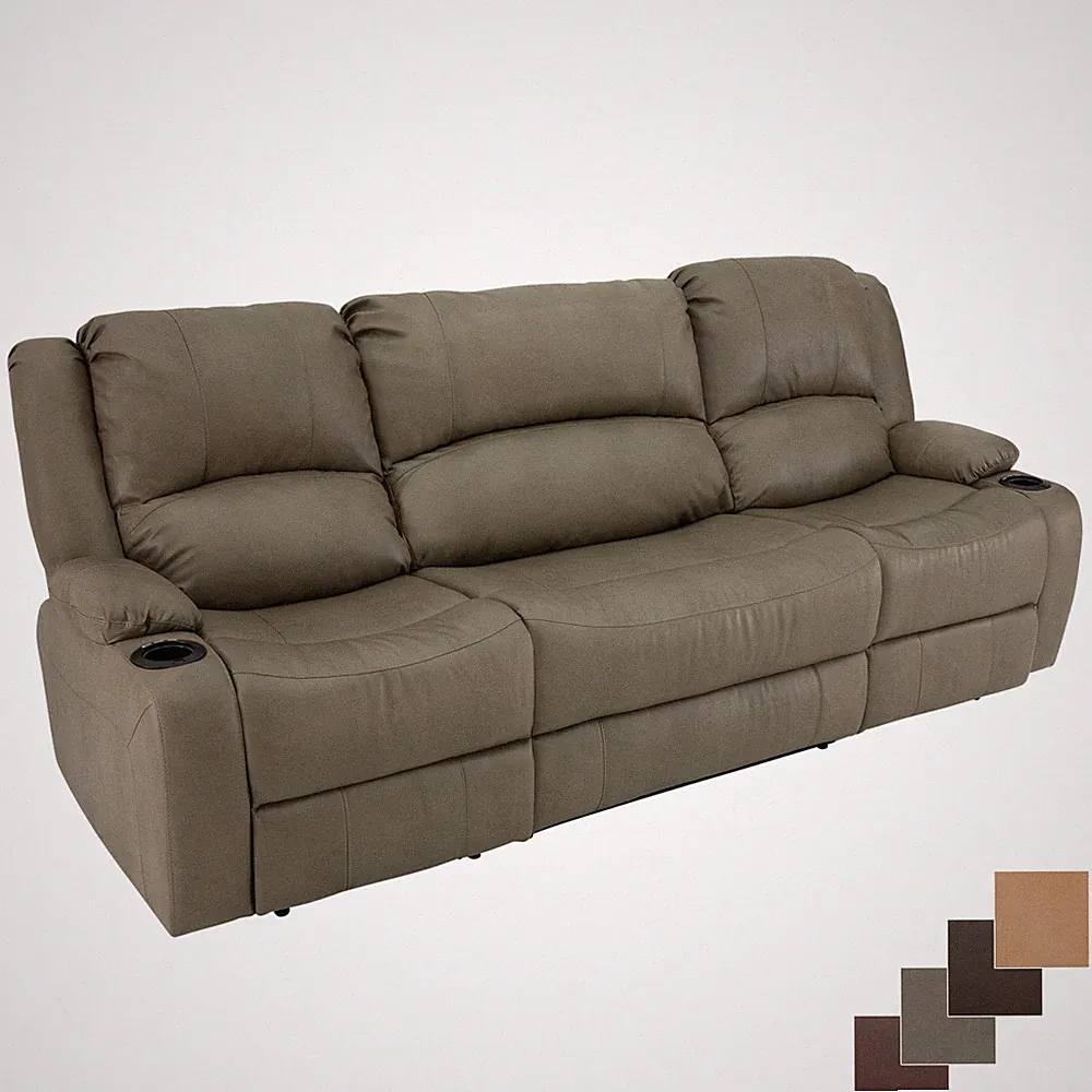RecPro Charles 94" Powered Wall Hugger Recliner RV Furniture Drop Down Console