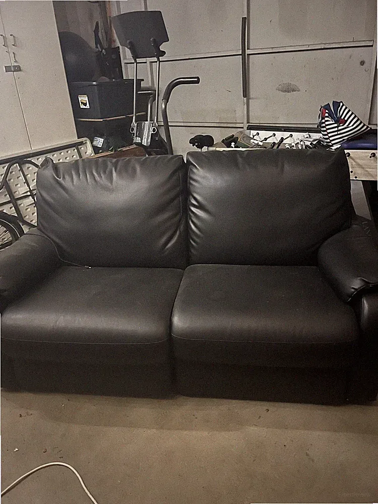 RecPro MOD-58CM Loveseat Recliner Sofa - Brown